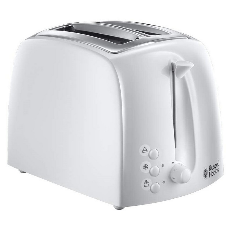 Russell Hobbs Textures White 2 Slice Toaster Russell Hobbs Textures White 2 Slice Toaster