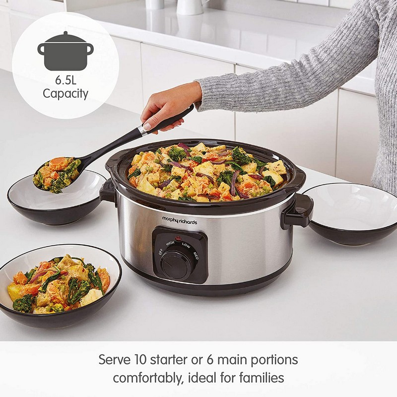 Morphy Richards 6.5L Slow Cooker | 461013 Morphy Richards 6.5L Slow Cooker | 461013