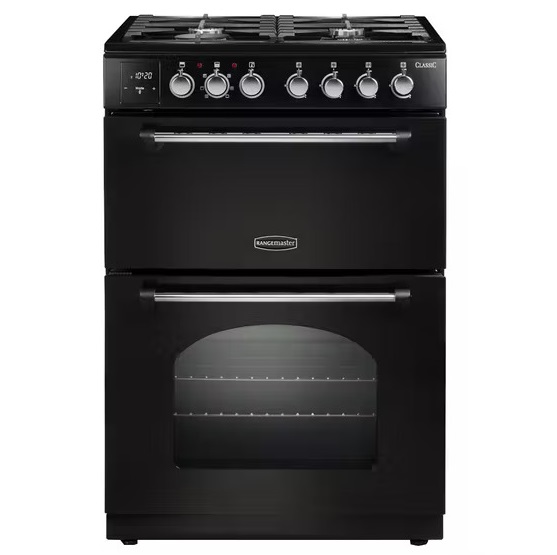 Rangemaster 60cm Dual Fuel Cooker | CLA60DFFBL/C Rangemaster 60cm Dual Fuel Cooker | CLA60DFFBL/C