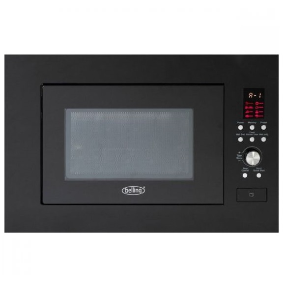 Belling 23L 900W Built-in Microwave | Black | BIM60BLK Belling 23L 900W Built-in Microwave | Black | BIM60BLK
