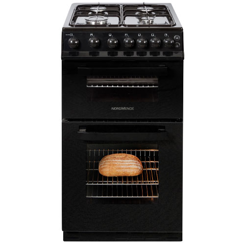 Nordmende 50cm Gas Cooker | Black | CTG52LPGBK Nordmende 50cm Gas Cooker | Black | CTG52LPGBK