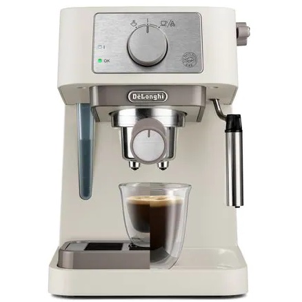 DeLonghi Stilosa Manual Pump Espresso Coffee Machine | Cream | EC260.CR DeLonghi Stilosa Manual Pump Espresso Coffee Machine | Cream | EC260.CR