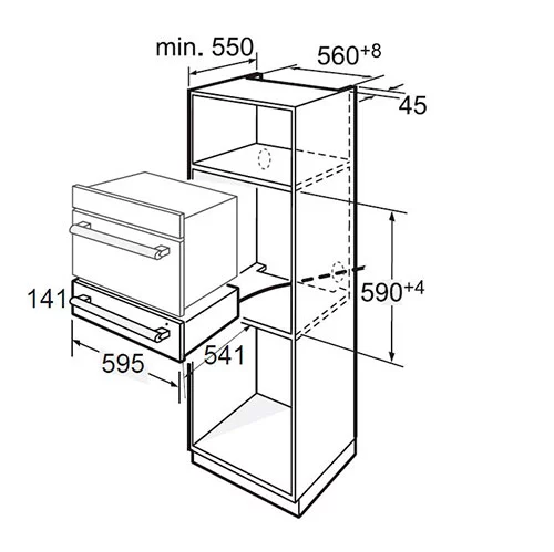Nordmende 14cm Warming Drawer | WD515IX Nordmende 14cm Warming Drawer | WD515IX