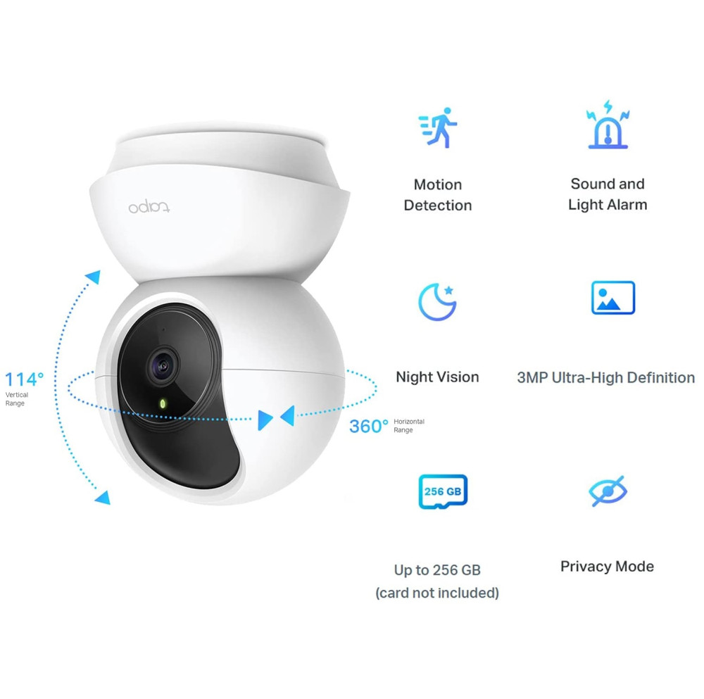 Tapo Indoor Security Camera | Pan & Tilt | TAPO C200 Tapo Indoor Security Camera | Pan & Tilt | TAPO C200