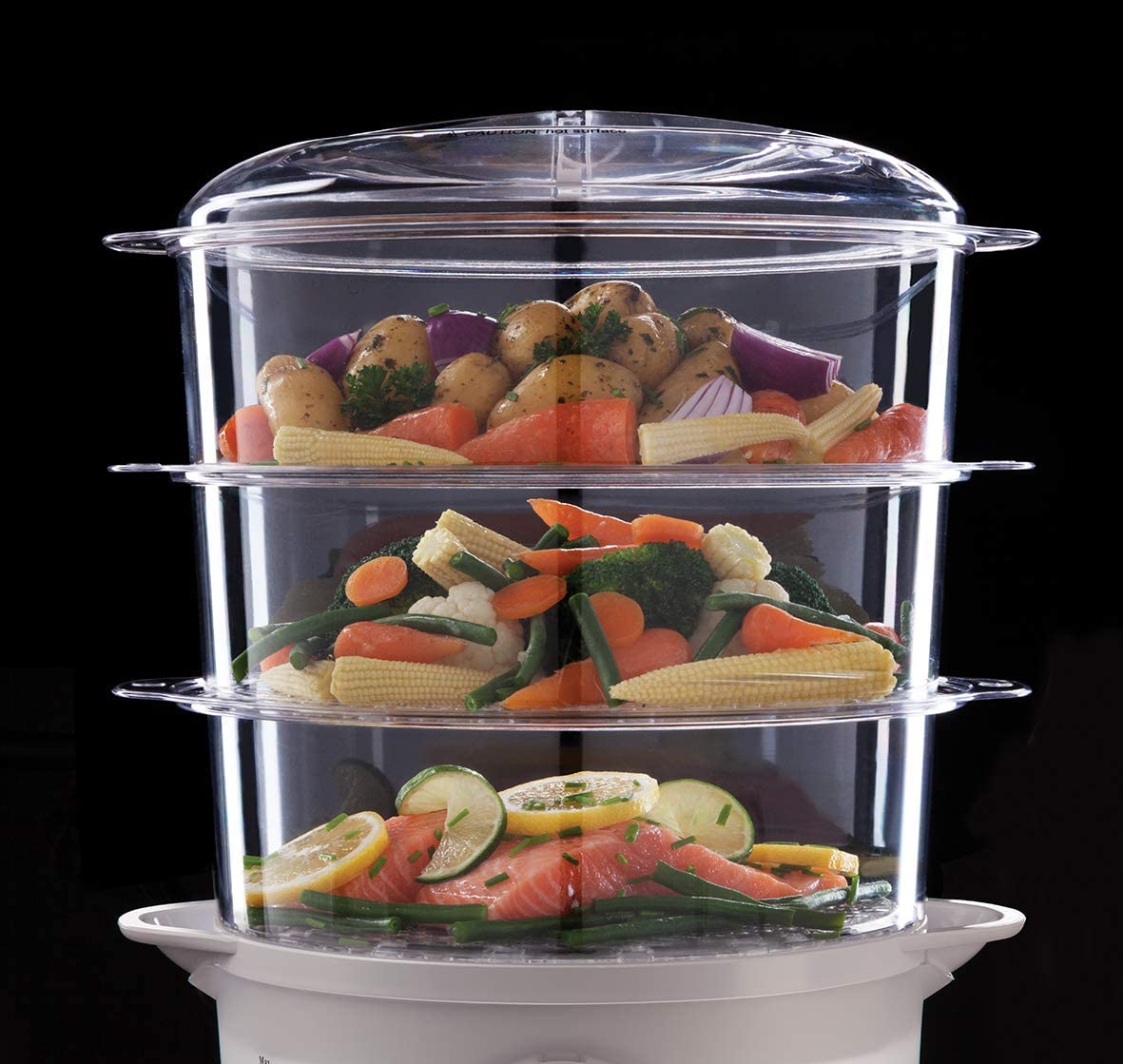 Russell Hobbs 3 Tier Food Steamer | 21140 Russell Hobbs 3 Tier Food Steamer | 21140