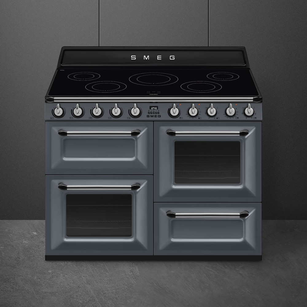 Smeg 110cm Victoria Range Cooker | Induction Hob | Slate Grey | TR4110IGR2 Smeg 110cm Victoria Range Cooker | Induction Hob | Slate Grey | TR4110IGR2