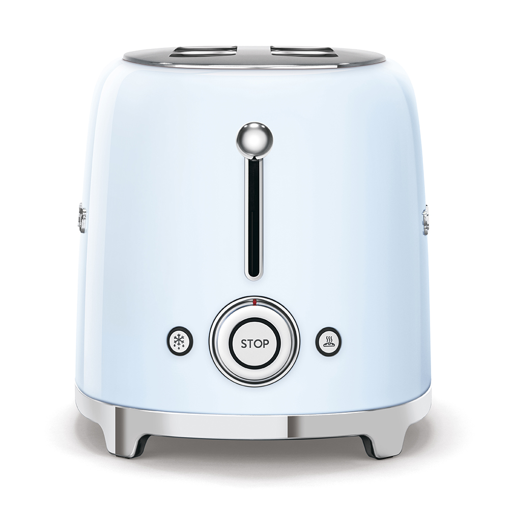 Smeg 50’s Style Aesthetic Toaster | 2 Slice | Pastel Blue | TSF01PBUK Smeg 50’s Style Aesthetic Toaster | 2 Slice | Pastel Blue | TSF01PBUK