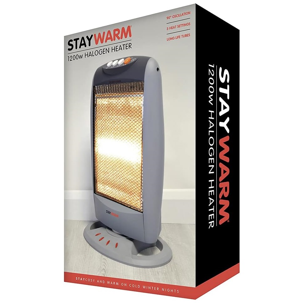 Staywarm 1200W Halogen Heater | F2106GR Staywarm 1200W Halogen Heater | F2106GR