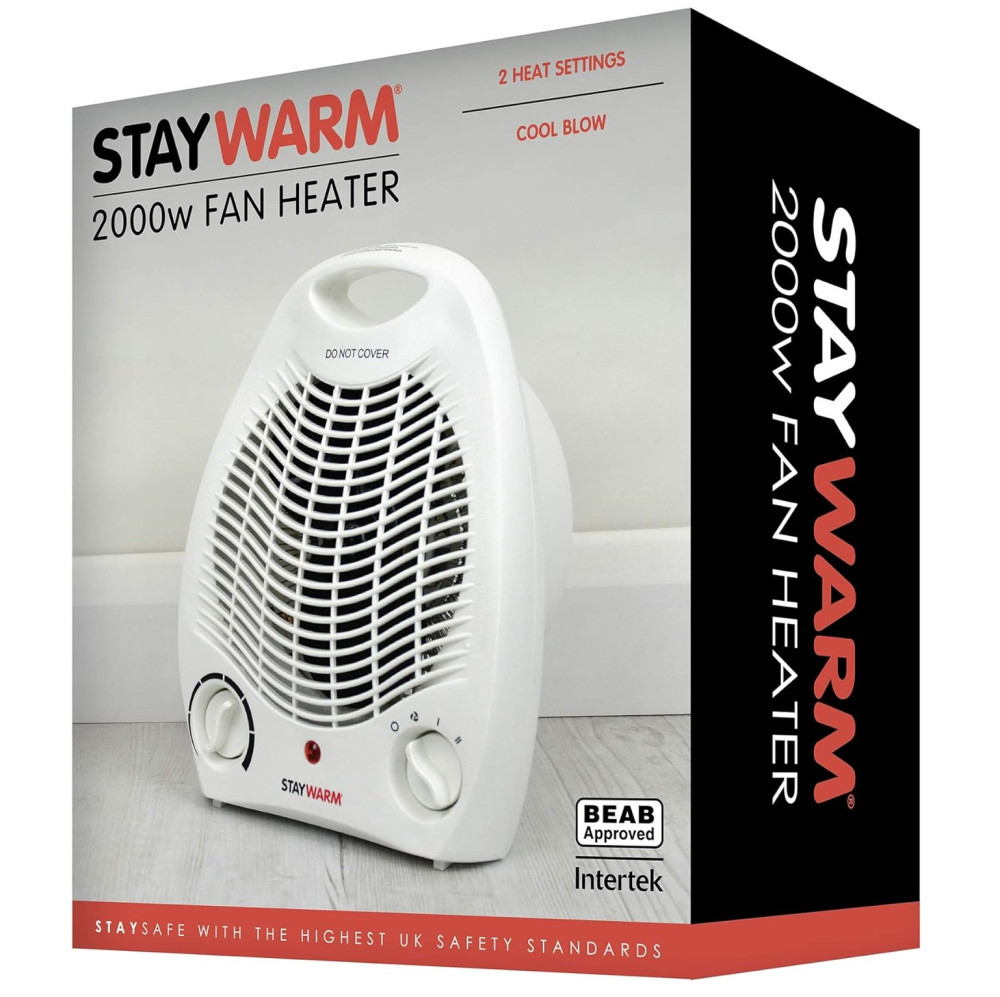 Staywarm 2KW Fan Heater | F2003WH Staywarm 2KW Fan Heater | F2003WH