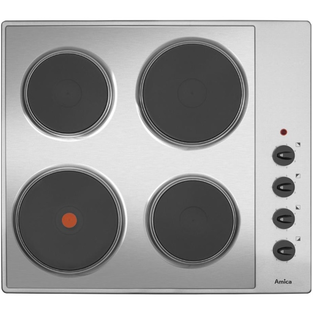 Amica 4 Ring Solid Hob | AHE6000SS Amica 4 Ring Solid Hob | AHE6000SS