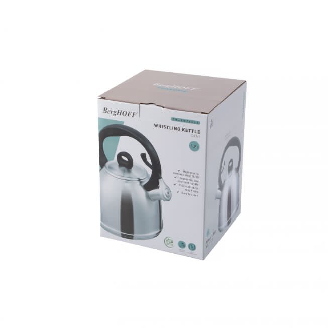 Berghoff Cami Whistling Kettle | Stainless Steel | 1104998 Berghoff Cami Whistling Kettle | Stainless Steel | 1104998