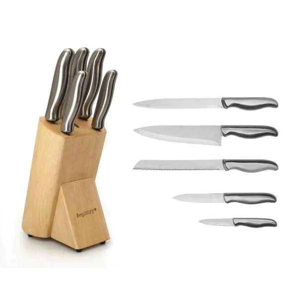 Berghoff Essentials Knife Block Set | 6 pc | 1307143 Berghoff Essentials Knife Block Set | 6 pc | 1307143