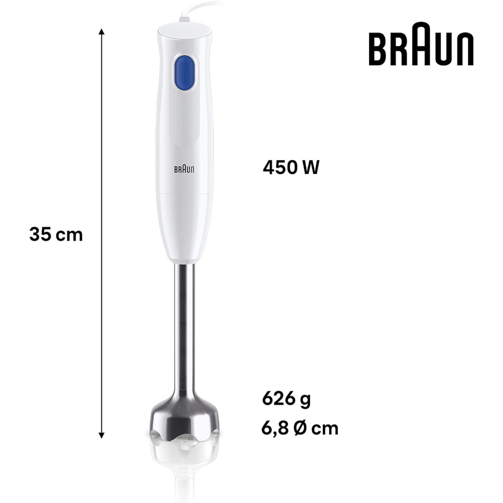 Braun MultiQuick 1 Hand Blender | MQ10.001MWH Braun MultiQuick 1 Hand Blender | MQ10.001MWH