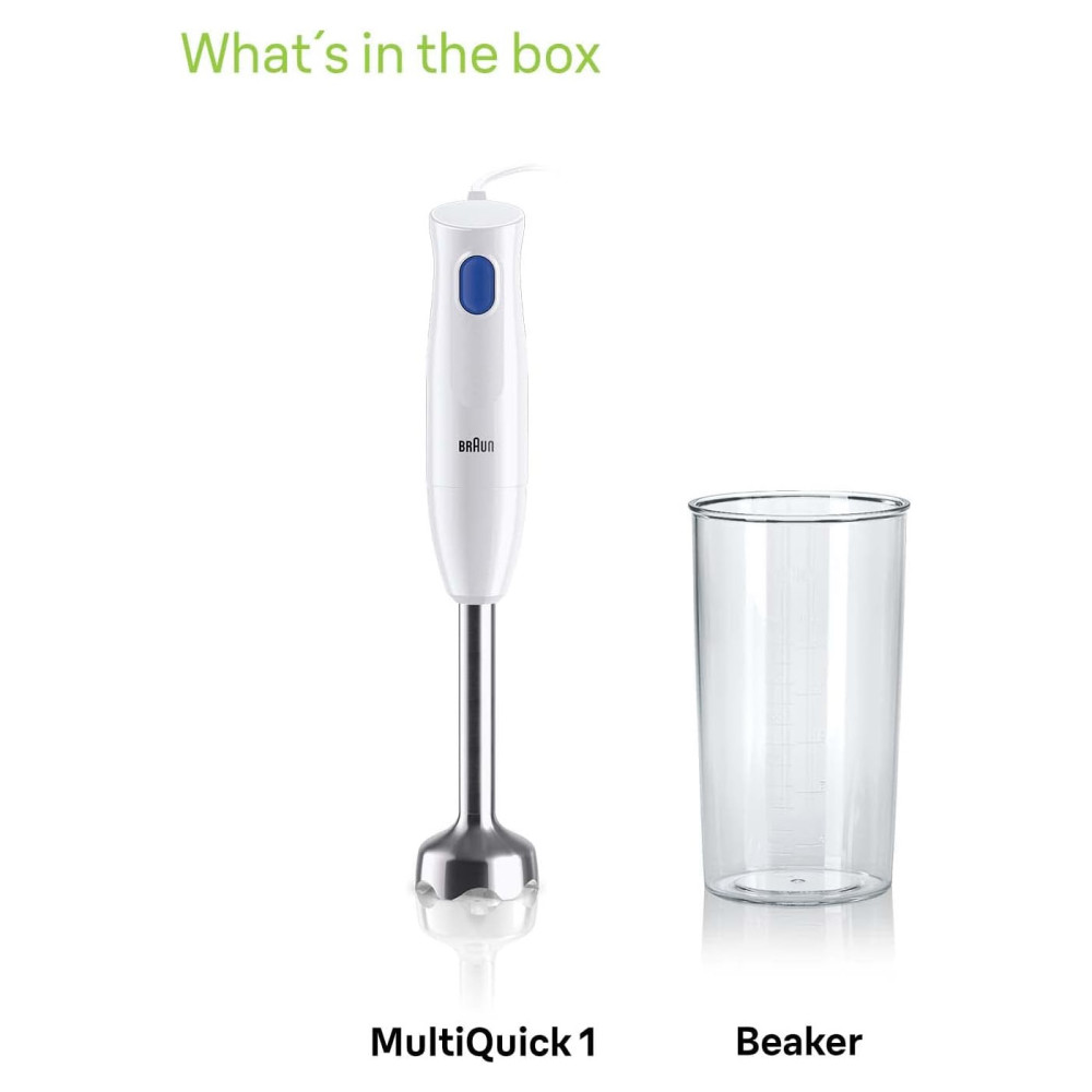 Braun MultiQuick 1 Hand Blender | MQ10.001MWH Braun MultiQuick 1 Hand Blender | MQ10.001MWH