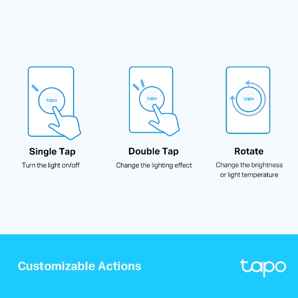 Tapo Smart Remote Dimmer Switch | TAPO S200D Tapo Smart Remote Dimmer Switch | TAPO S200D