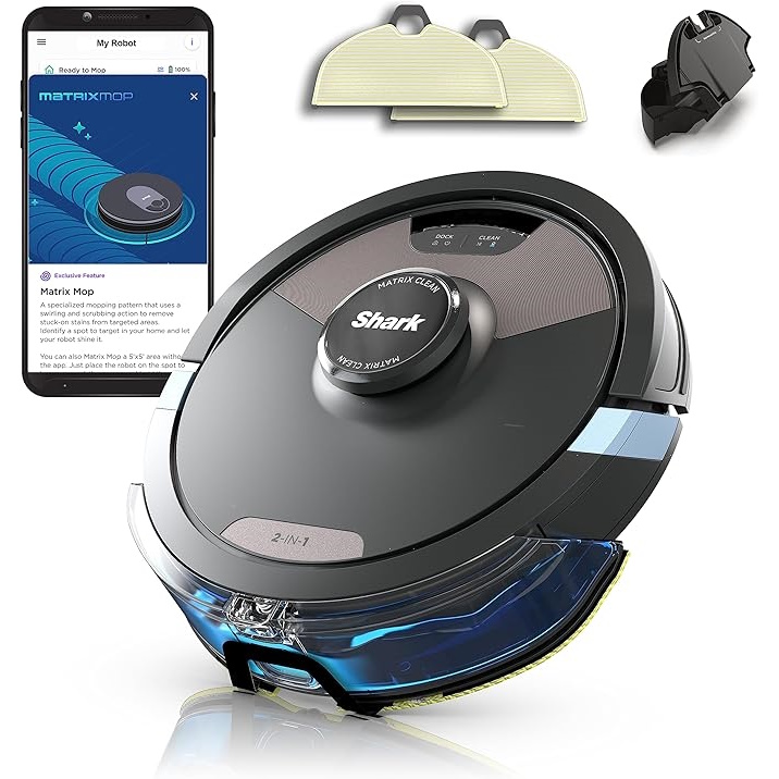 Shark Matrix Plus 2-in-1 Robot Vacuum & Mop | RV2620WDUK Shark Matrix Plus 2-in-1 Robot Vacuum & Mop | RV2620WDUK