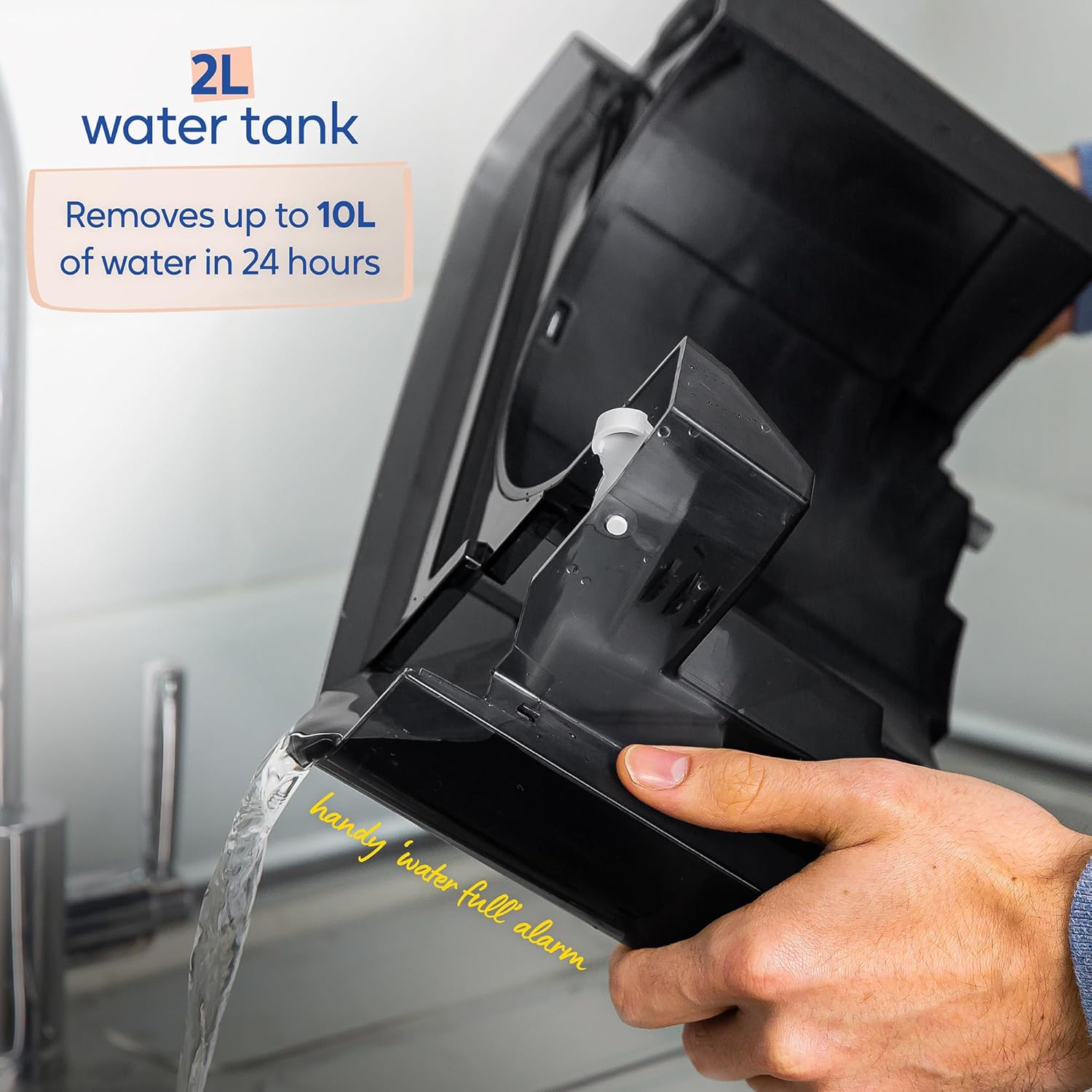 Russell Hobbs Dehumidifier 10 Litre | Black | RHDH1001B Russell Hobbs Dehumidifier 10 Litre | Black | RHDH1001B