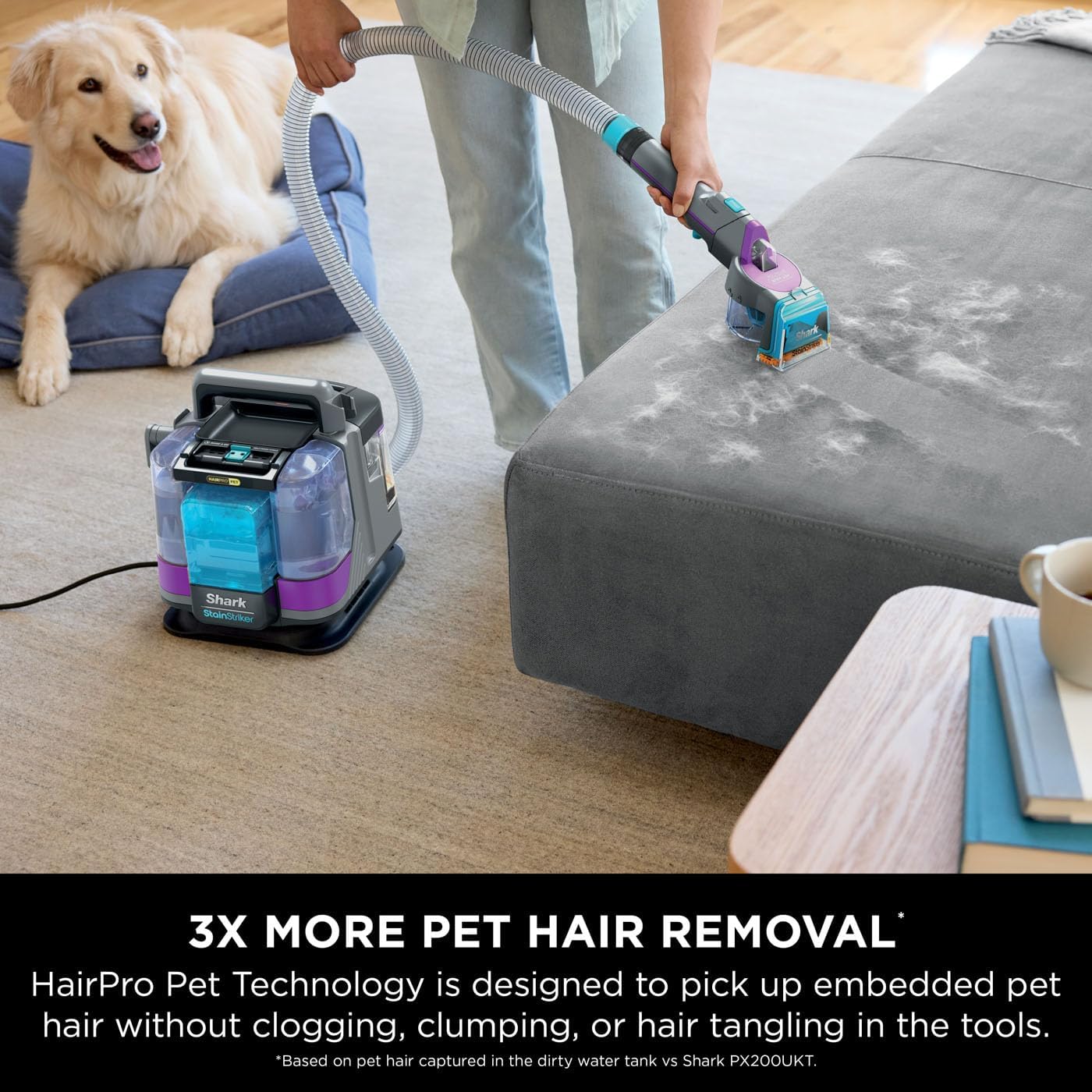 Shark StainStriker HairPro Pet Stain & Spot Cleaner | PX250UKT Shark StainStriker HairPro Pet Stain & Spot Cleaner | PX250UKT