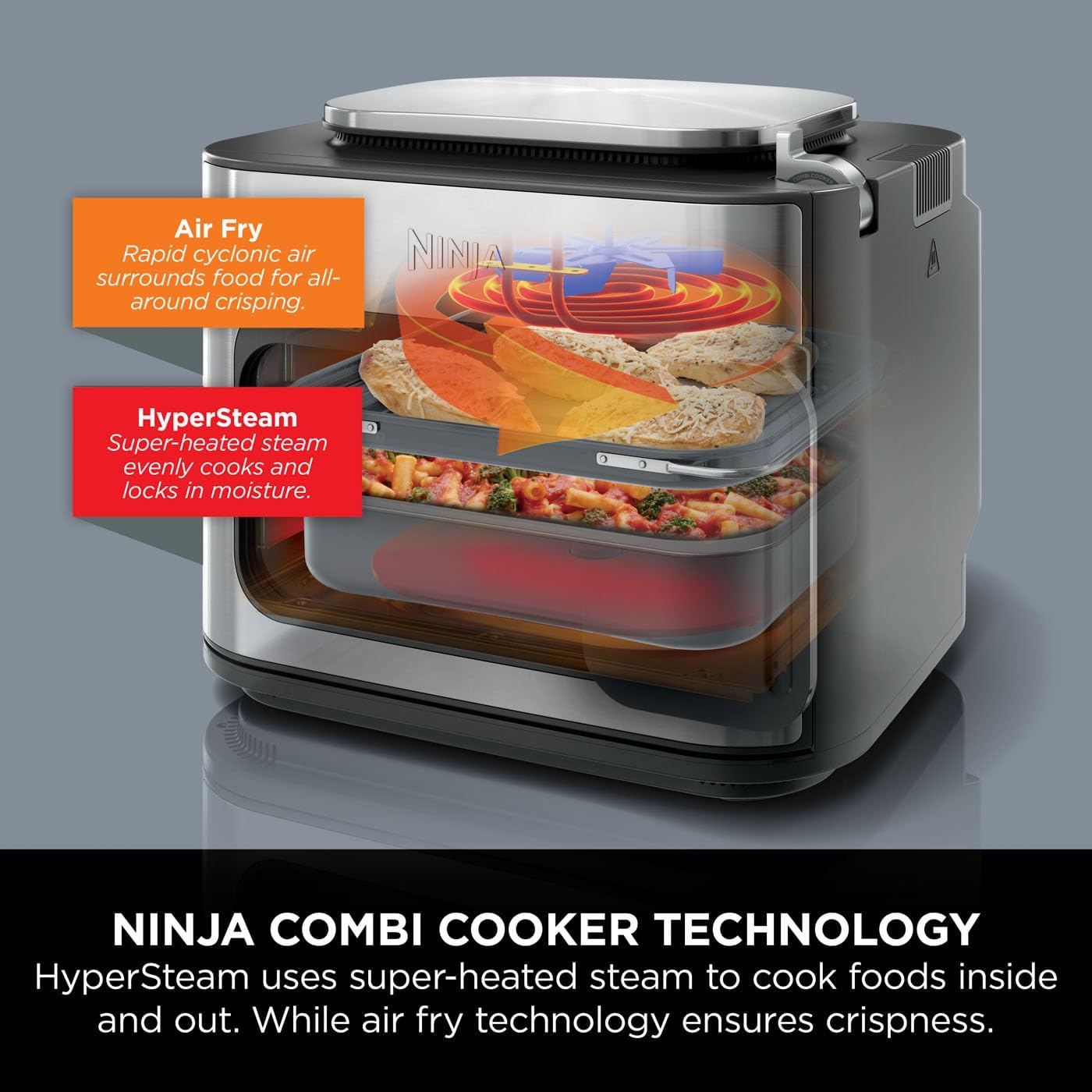 Ninja Combi 12-in-1 Multi-Cooker Oven & Air Fryer | SFP700UK Ninja Combi 12-in-1 Multi-Cooker Oven & Air Fryer | SFP700UK