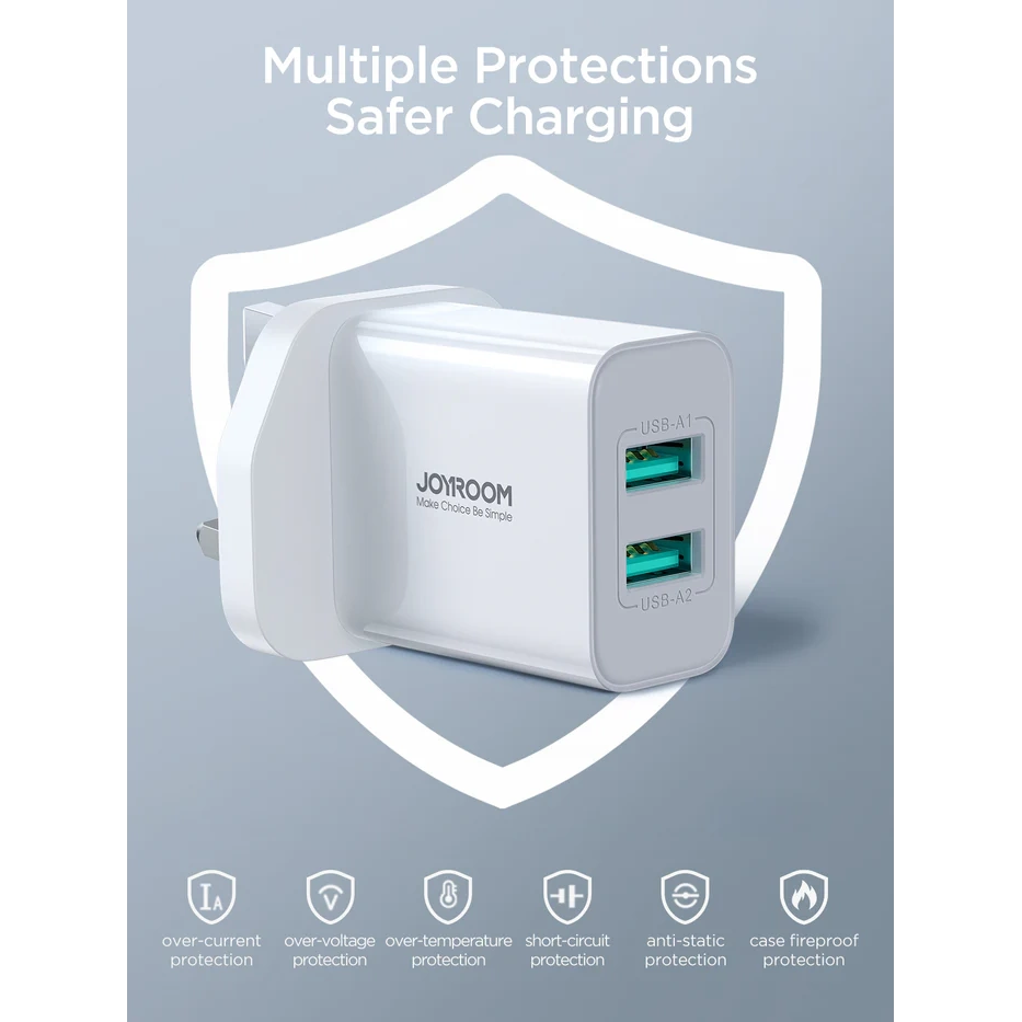 Joyroom Dual Usb-A Charger | HL-TCN04 Joyroom Dual Usb-A Charger | HL-TCN04