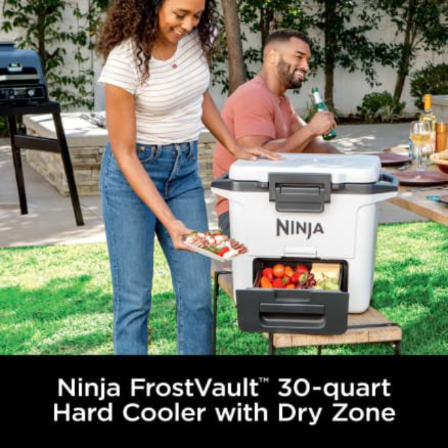 Ninja FrostVault Hard Cooler | 28L | White | FB131UKWH Ninja FrostVault Hard Cooler | 28L | White | FB131UKWH
