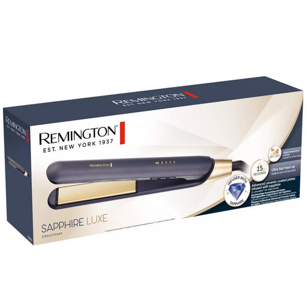 Remington Sapphire Luxe Hair Straightener | Blue | S5805 Remington Sapphire Luxe Hair Straightener | Blue | S5805