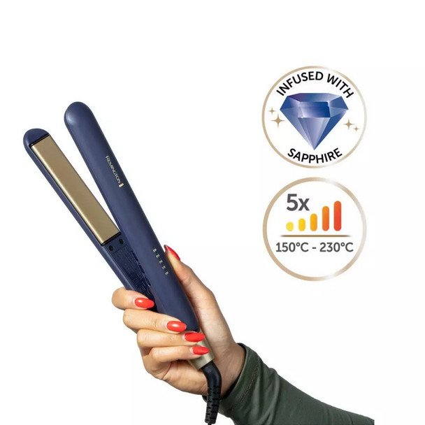 Remington Sapphire Luxe Hair Straightener | Blue | S5805 Remington Sapphire Luxe Hair Straightener | Blue | S5805