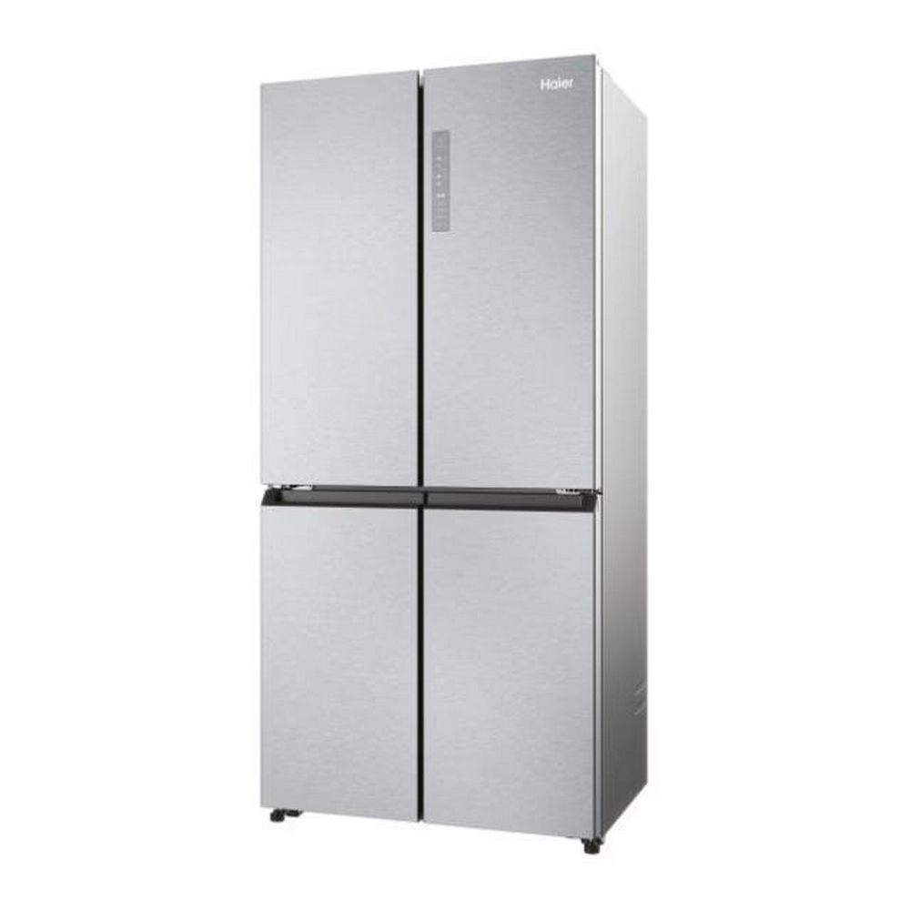 Haier Series 3 Cube 83 American Style Fridge Freezer I Silver I HCR3818ENMG Haier Series 3 Cube 83 American Style Fridge Freezer I Silver I HCR3818ENMG