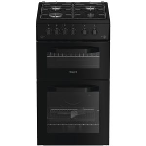 Hotpoint 50CM Gas Cooker | Black | HTG5GCB