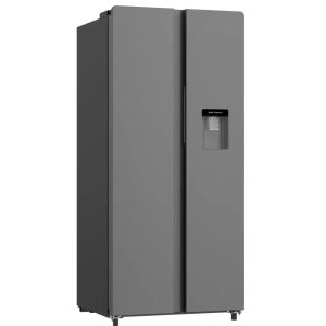 PowerPoint American Style Fridge Freezer | Stainless Steel | P9383WDKSS
