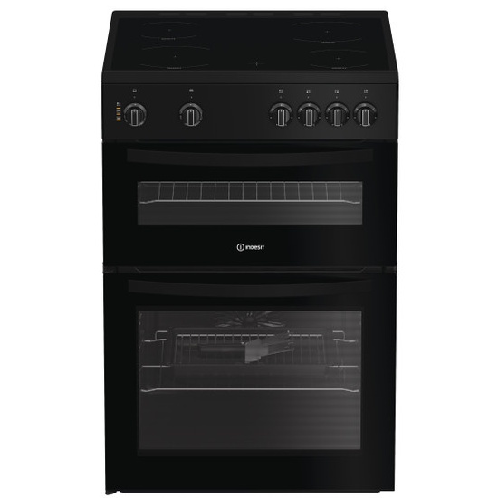 Indesit 60cm Ceramic Hob Cooker | Black | IDE6VMB Indesit 60cm Ceramic Hob Cooker | Black | IDE6VMB