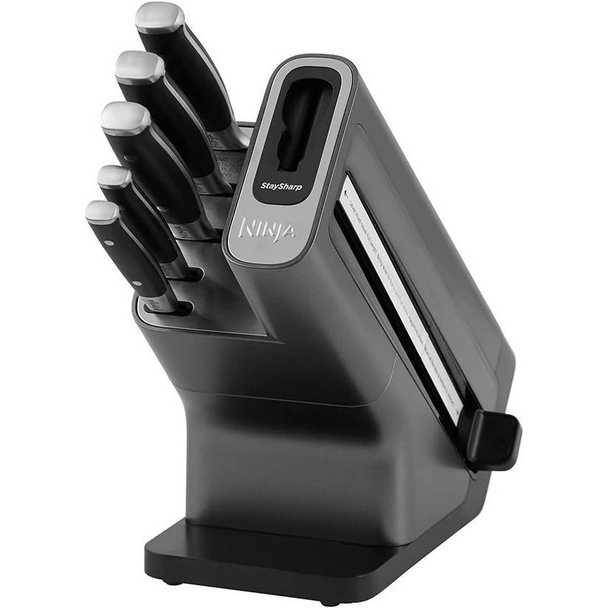 Ninja Foodi StaySharp Knife Block with Integrated Sharpener | 5 pc | K32005UK Ninja Foodi StaySharp Knife Block with Integrated Sharpener | 5 pc | K32005UK