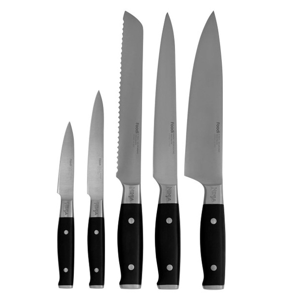 Ninja Foodi StaySharp Knife Block with Integrated Sharpener | 5 pc | K32005UK Ninja Foodi StaySharp Knife Block with Integrated Sharpener | 5 pc | K32005UK