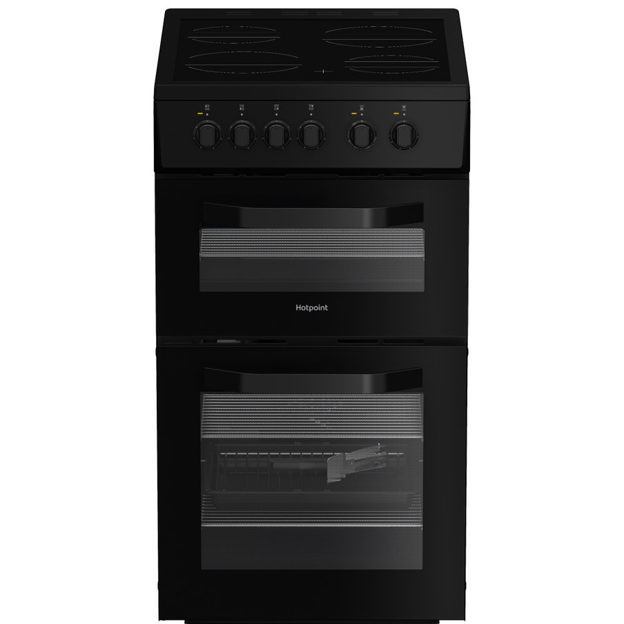 Hotpoint 50CM Electric Cooker | Black | HTE5VCB Hotpoint 50CM Electric Cooker | Black | HTE5VCB