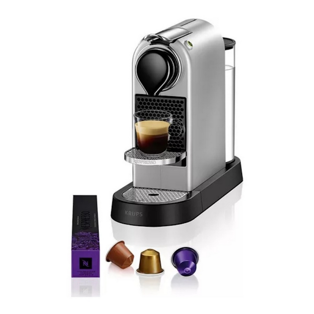 Krups Citz Nespresso Coffee Maker I Silver I XN741B40 Krups Citz Nespresso Coffee Maker I Silver I XN741B40