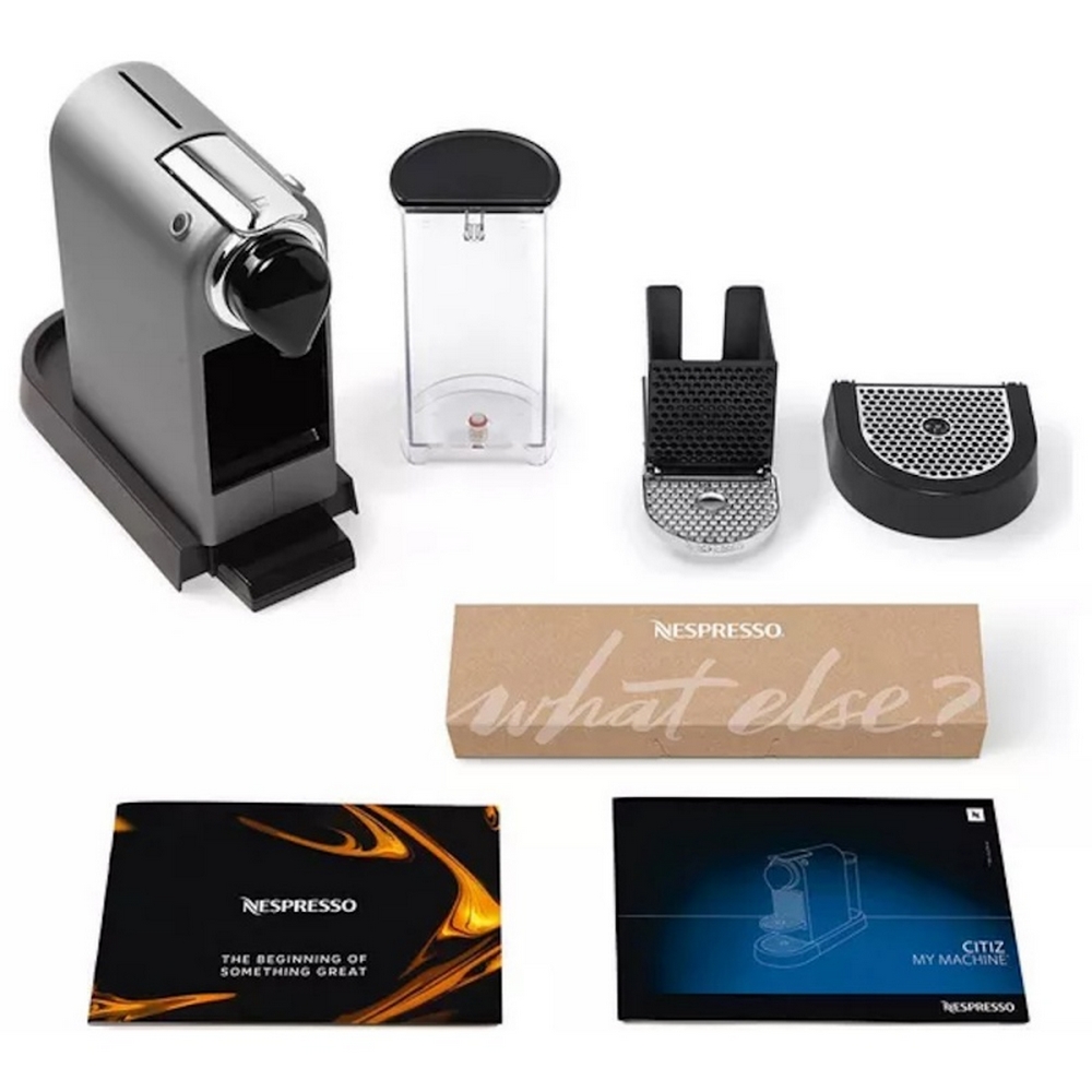 Krups Citz Nespresso Coffee Maker I Silver I XN741B40 Krups Citz Nespresso Coffee Maker I Silver I XN741B40