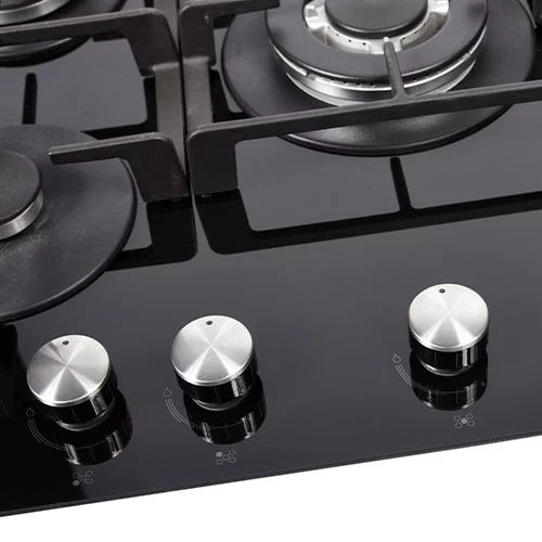 Nordmende 70cm Gas on Glass Hob | HGX703BGL Nordmende 70cm Gas on Glass Hob | HGX703BGL