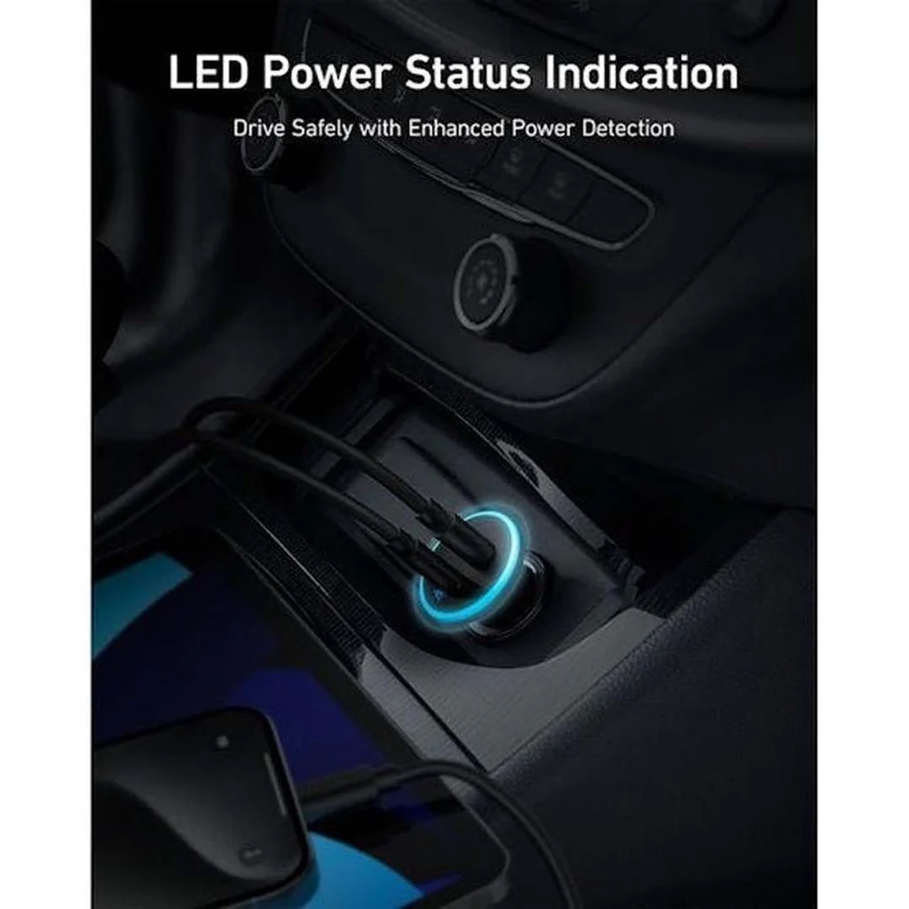 Anker 323 Car Charger I Black I A2735G11 Anker 323 Car Charger I Black I A2735G11
