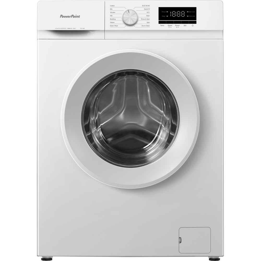 PowerPoint 6KG Washing Machine | 1000 Spin | P35106K PowerPoint 6KG Washing Machine | 1000 Spin | P35106K
